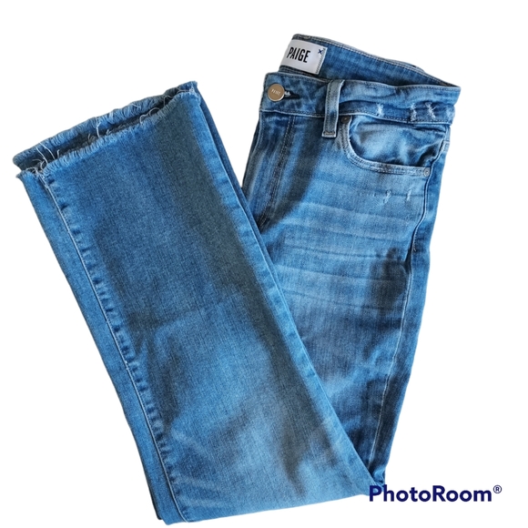 PAIGE Women's Atley Ankle Flare Jeans - Picture 1 of 7